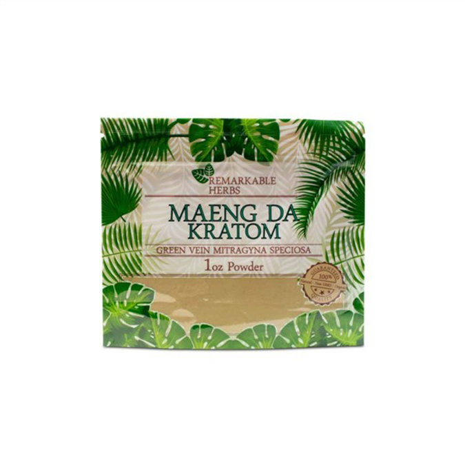 Picture of Remarkable Herbs Kratom powder 1oz - Green vein maeng da