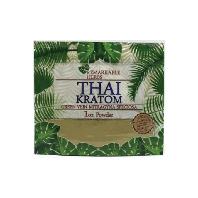 Picture of Remarkable Herbs Kratom powder 1oz - Green vein thai
