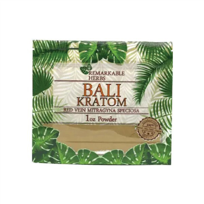 Picture of Remarkable Herbs Kratom powder 1oz - Red vein bali