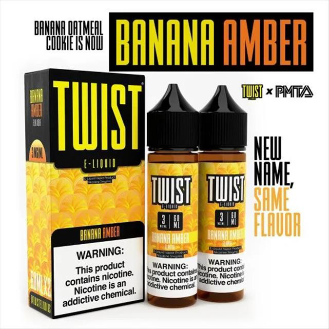 Picture of Twist E-Liquid 6mg - Banana Amber